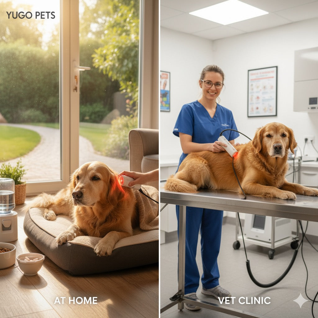 Laser Therapy for Dogs – At Home vs. Vet Clinic